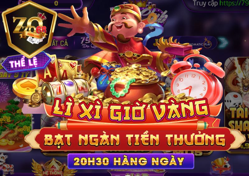 Tổng hợp khuyến mãi Zozo68 mới nhất 2025 6 Nhận lì xì siêu hot vào 20h30 hàng ngày