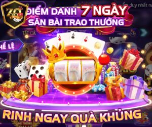 Điểm danh 7 ngày nhận thưởng liên tiếp