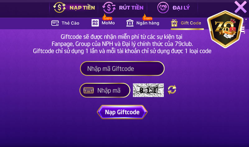 Các Bước Nạp Tiền Zozo68 Chi Tiết, Nhanh Chóng 14 Các giftcode hoàn toàn có thể được lấy miễn phí